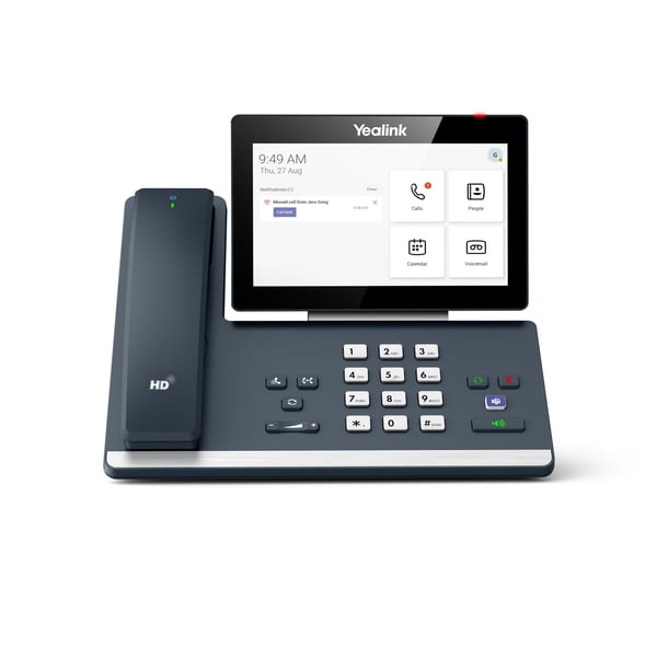 Yealink MP58-WH Microsoft Teams Edition IP-puhelin Harmaa LCD Wi-Fi