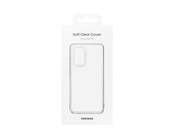 Samsung EF-QA336TTEGWW matkapuhelimen suojakotelo 16,5 cm (6.5") Suojus Läpinäkyvä