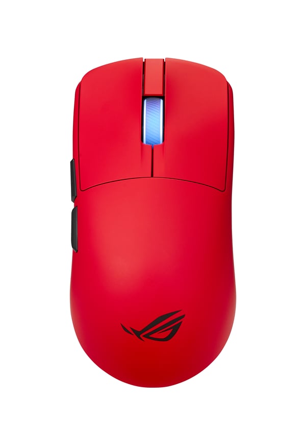ASUS ROG Harpe II Ace RED mus Spil Højre hånd RF Wireless + Bluetooth + USB Type-A Optisk 42000 dpi