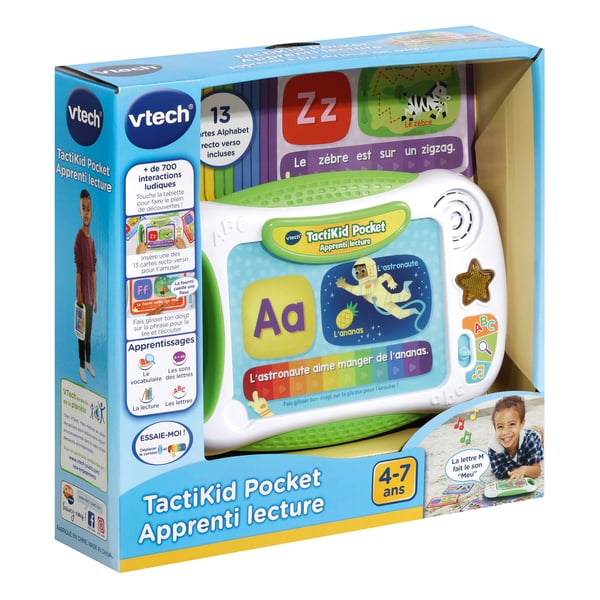 VTech Jouets Electroniques Educatifs TACTIKID POCKET APPRENTI'LECTURE