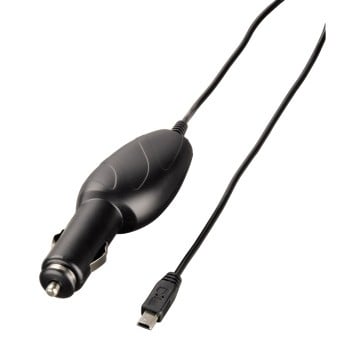 Hama Vehicle Charging Cable, mini USB Sort