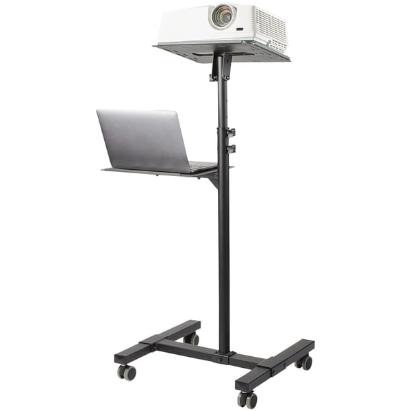 StarTech.com Mobil projektor- och laptopstativ/vagn - Kraftig (2 hyllor, 10 kg vardera)