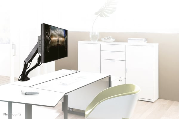 Neomounts NM-D500BLACK monitorin kiinnike ja jalusta 76,2 cm (30") Vastaanotto Musta