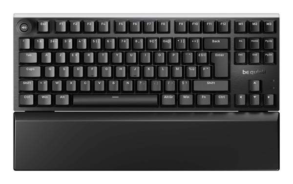 be quiet! Light Mount TKL FR - Silent Linear tastatur Spil USB AZERTY Fransk Sort