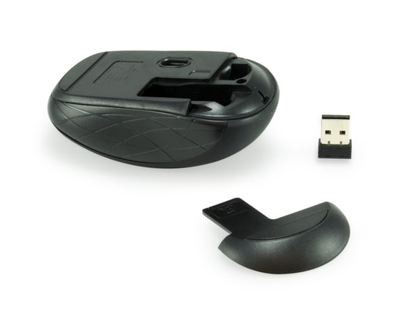 Equip 245109 datormöss Resor Ambidextrous RF Trådlös Optisk 1600 DPI