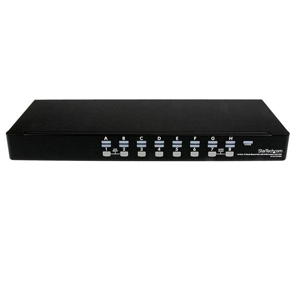StarTech.com SV1631DUSBU KVM-switchar Rackmontering Svart