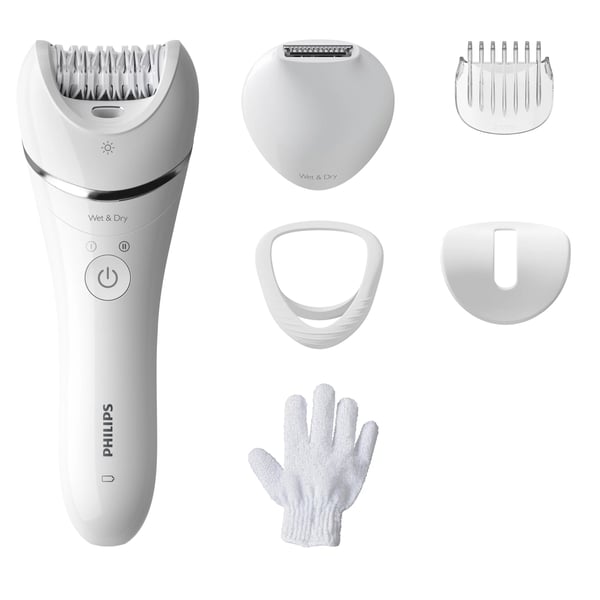 Philips 8000 series Epilator Series 8000 BRE715/00 Epilator för våt- och torrepilering Philips 8000 series Epilator Series 8000 BRE715/00 Epilator för våt- och torrepilering