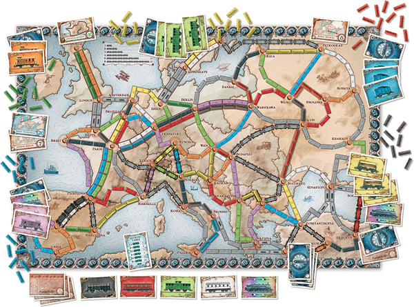 Asmodee Ticket To Ride Ticket To Ride - Europe Lautapeli Strategia