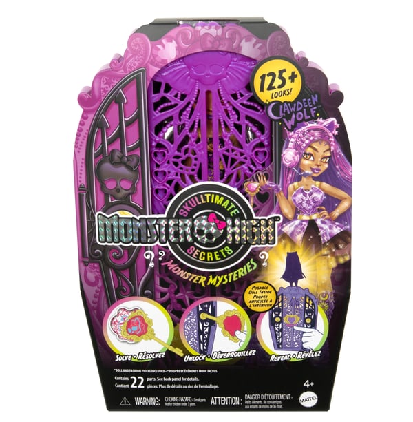 Monster High Skulltimate Secrets CLAWDEEN WOLF -nukke