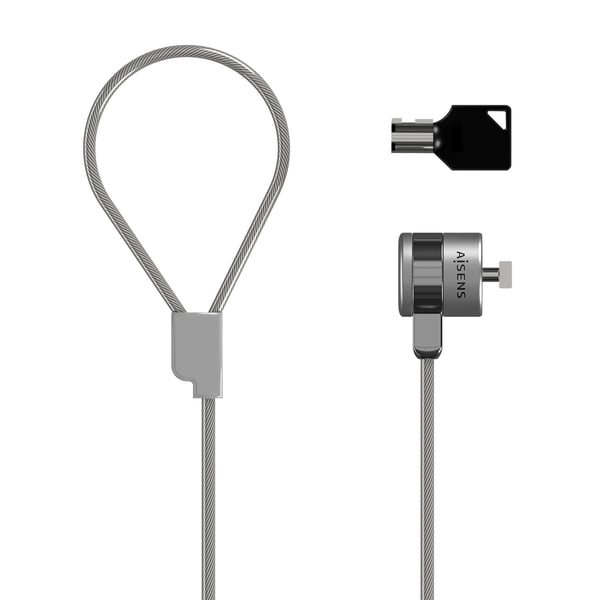 AISENS ASLK-D40K02-SL kabellås Silver 1,5 m