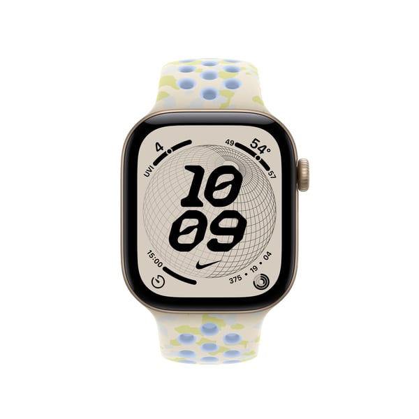 Apple 42 mm Chalk Calm Nike Sport -ranneke - S/M
