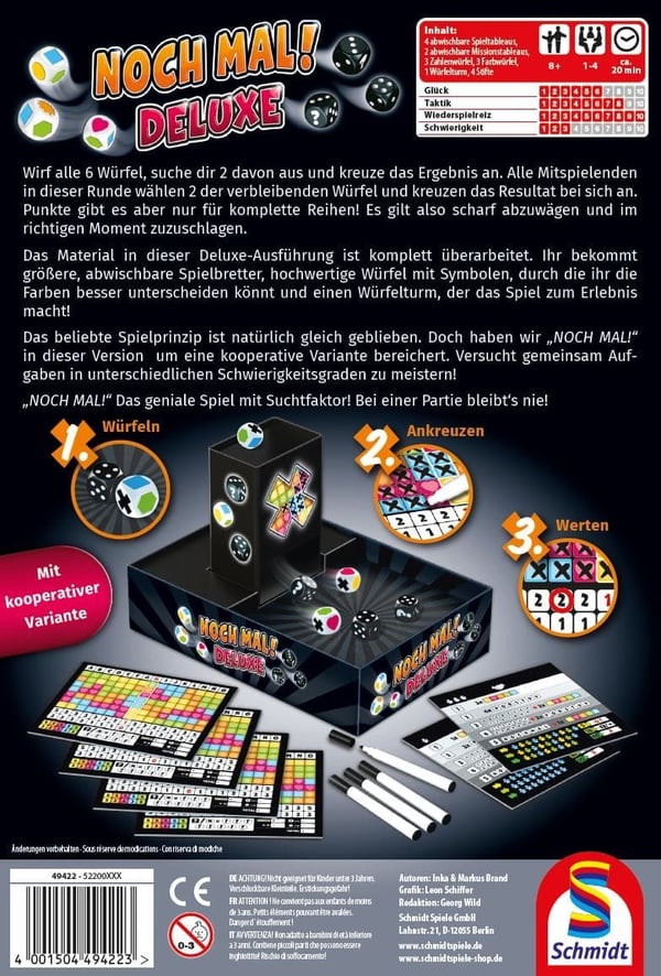 Schmidt® Spiele Noch mal! – Deluxe
