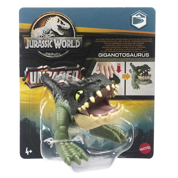 Jurassic World UNCAGED WILD POP UPS Giganotosaurus