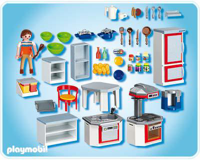 Playmobil Kitchen with Dinnette Set