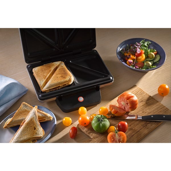 WMF 0415150011 smörgåsgrill 800 W Svart, Silver