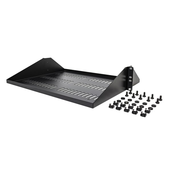 StarTech.com SHELF-2U-14-CENTER-V tilbehør til rack Stativhylde
