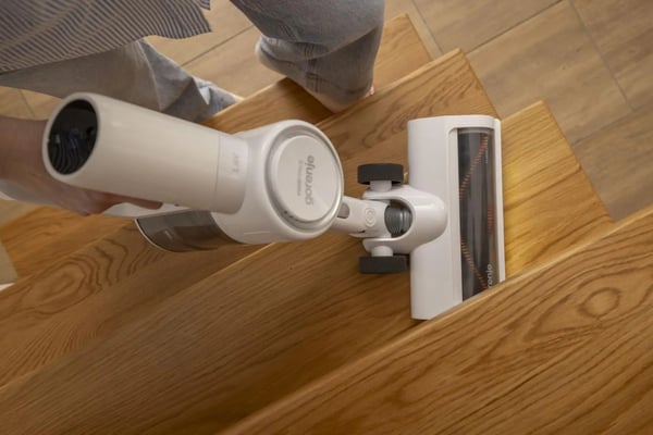 Gorenje SVC216290FFW stav støvsuger & elektrisk kost 2-i-1 stangstøvsuger Batteri Dry Poseløs 0,5 L 130 W Hvid