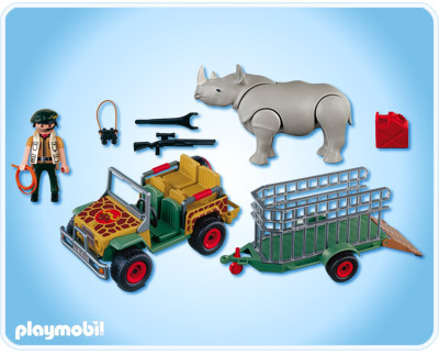 Playmobil Ranger´s Vehicle with Rhino