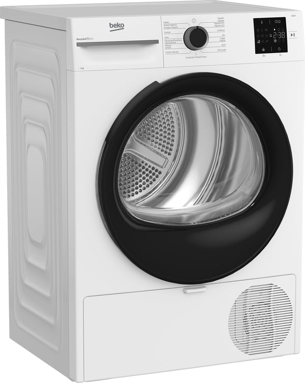 Beko BM3T39220WB tørretumbler Fritstående Front-læsning 9 kg Hvid