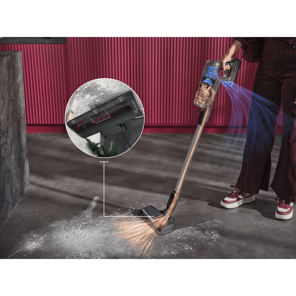 AEG AP72UB21ES Skaftdammsugare Batteri Torr HEPA Utan påse 0,3 l Grå 2,5 Ah