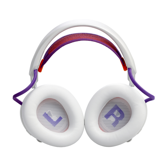 JBL Quantum 950 Kuulokkeet Langaton Pääpanta Pelaaminen USB Type-C Bluetooth Latausteline Oranssi, Hopea, Valkoinen