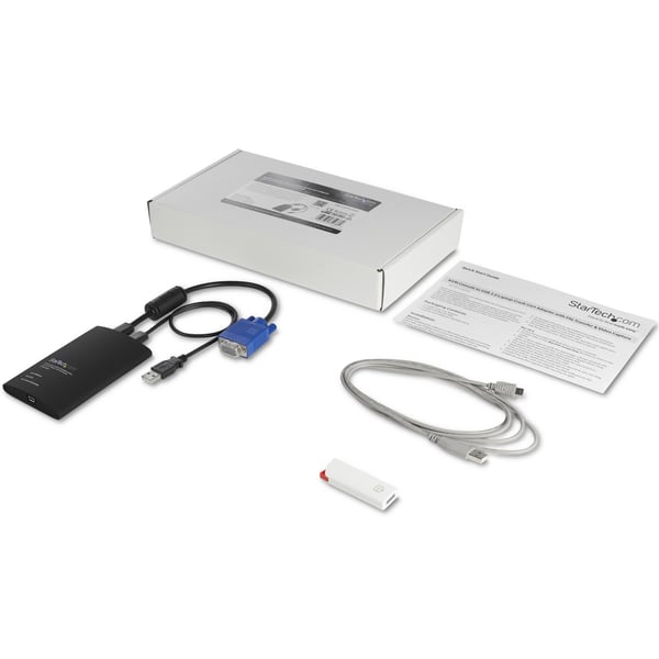 StarTech.com USB 2.0 KVM-konsol - Mobil bärbar dator Crash Cart-adapter med dataöverföring och video