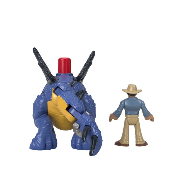 Fisher-Price Imaginext Jurassic World Stegosaurus och dr Grant