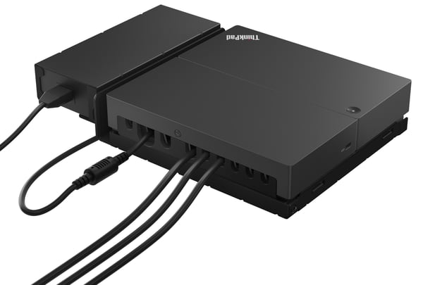 Lenovo ThinkSmart SmartDock Ledningsført USB 3.2 Gen 2 (3.1 Gen 2) Type-C Sort
