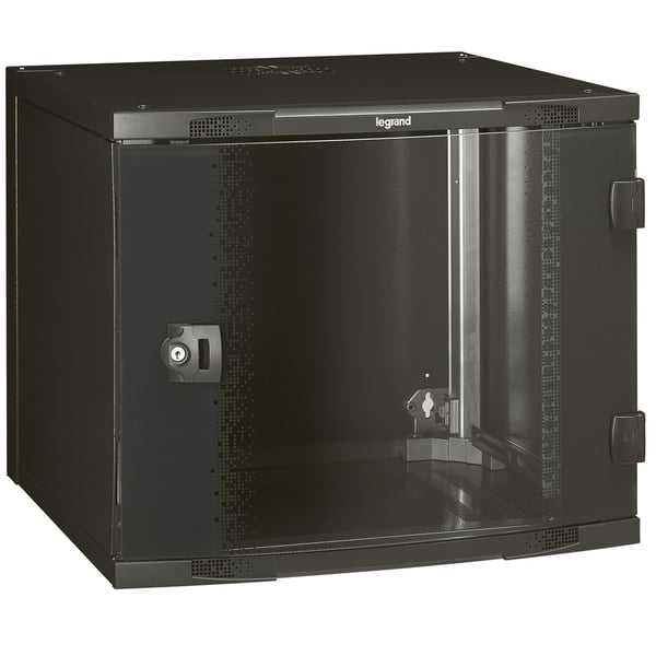 Legrand 046211 stativ 9U Vægmonteret stativ Sort