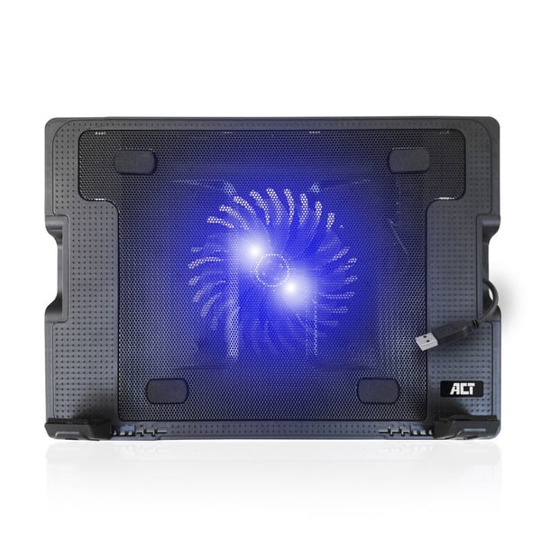 ACT AC8110 Notebook-kølepude 43,9 cm (17.3\") 1000 omdr./min. Sort (AC8110)
