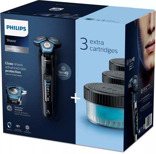 Philips SHAVER Series 7000 S7783/63 miesten parranajokone Parranajokone kääntyvällä päällä Trimmeri Musta