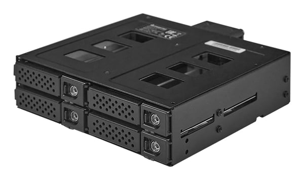 Chieftec CBP-425 asemapaikkaan asennettava paneeli Backplane Musta