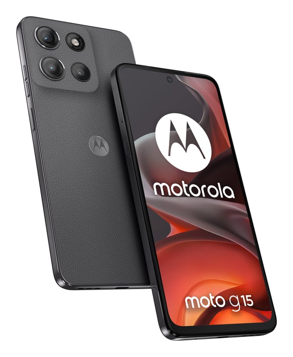 Motorola moto g15 17,1 cm (6.72") Dual SIM Android 15 4G USB Type-C 4 GB 128 GB 5200 mAh Grå