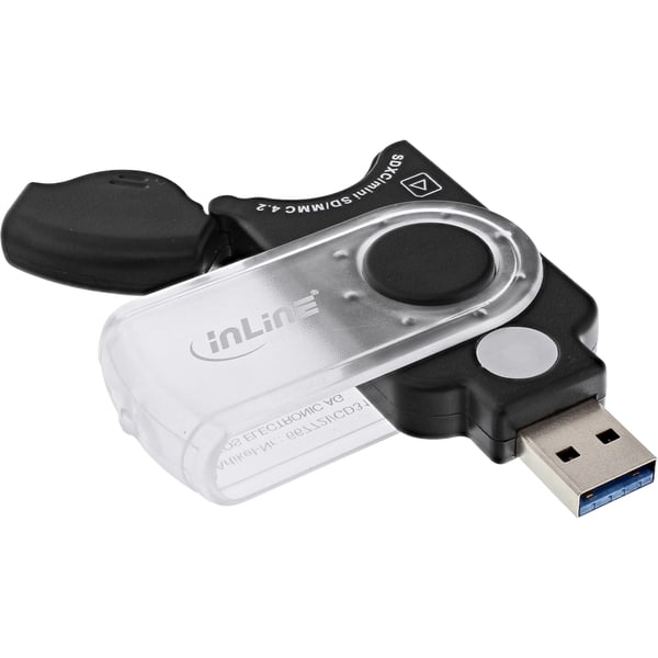 InLine 66772I kortläsare USB 3.2 Gen 1 (3.1 Gen 1) Svart