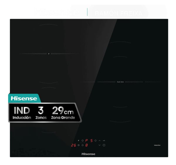 Hisense HI6311BSCE Sort Indbygget 59 cm Zone induktionskogeplade 3 zone(s)