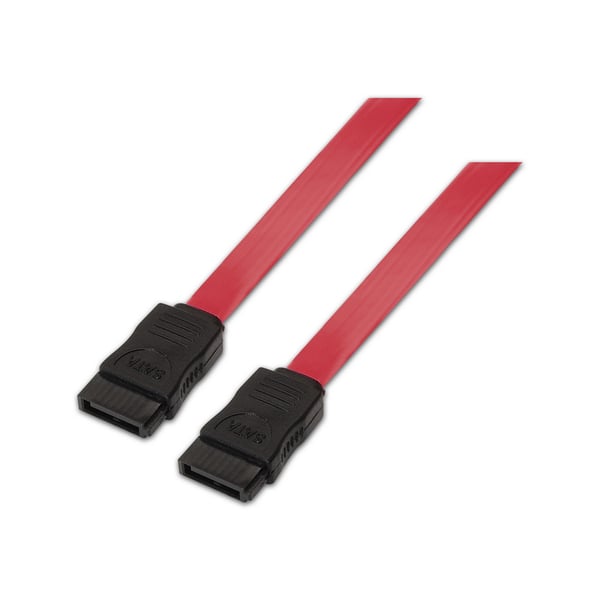 AISENS A130-0153 SATA-kabel 0,5 m SATA 7-pin Sort, Rød