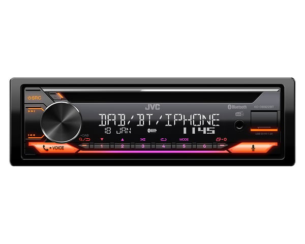 JVC KD-DB922BT Sort 200 W Bluetooth