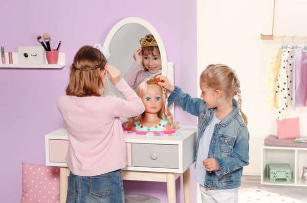 BABY born Sister Styling Head Princess Doll make-up & hair styling set