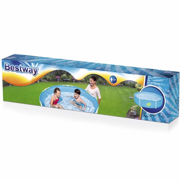 Bestway Steel Pro 56283 swimmingpool til over jorden Indrammet pool Rund 580 L Blå