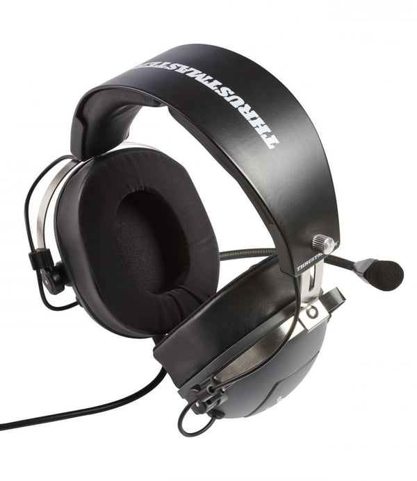 Thrustmaster T.Flight U.S. Air Force Edition Headset Ledningsført Spil Sort