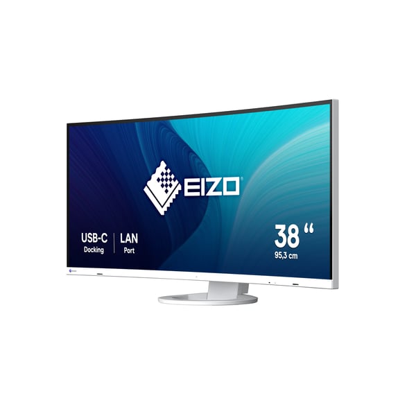 EIZO FlexScan EV3895-WT platta pc-skärmar 95,2 cm (37.5") 3840 x 1600 pixlar UltraWide Quad HD+ LCD Vit