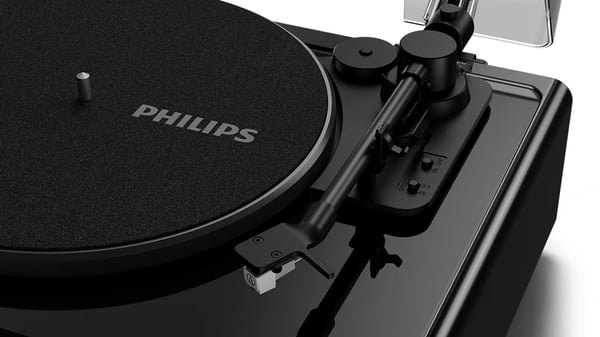 Philips TAV5000/10 grammofoner Remdriven skivtallrik Svart