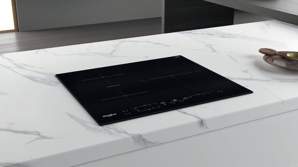 Whirlpool WB B3760 BF Svart Inbyggd 59 cm Induktionshäll med zon 3 zone(s)