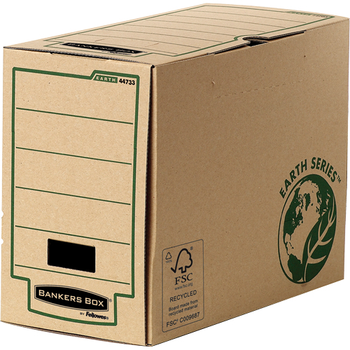 Fellowes 4473302 Förvaringslåda för mappar papper Brun, Grön