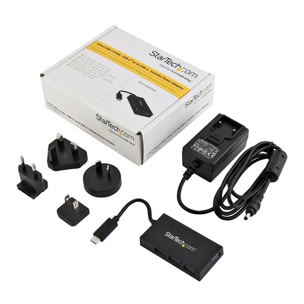 StarTech.com 4-portars USB-C-hubb