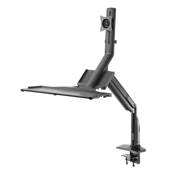 InLine 23174A skærmbeslag og -stativer 43,2 cm (17") Skrivebord Sort