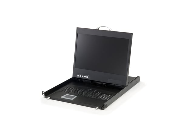 LevelOne KVM-8901DE telinekonsoli 48,3 cm (19") 1440 x 900 pikseliä Musta
