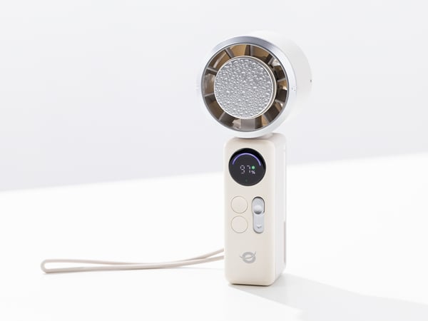 Conceptronic AERIVA03C personlig håndholdt spray & blæser Cremefarvet Håndholdt ventilator
