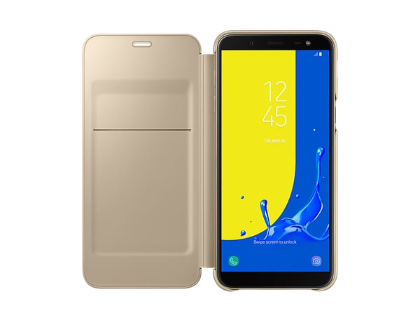 Samsung EF-WJ600 mobiltelefon etui 14,2 cm (5.6") Tegnebogsetui Guld