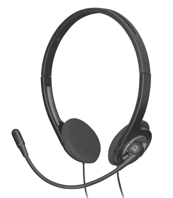 Trust Ilux Headset Ledningsført Opkald/musik Sort